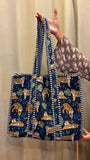 Navy Blue Tote Bag