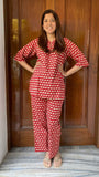 Laal haathi Pyjama Set