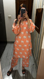 Peach Elephants Rozana Set