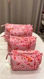 Pink Cotton Wash Bags (A Set of Three)