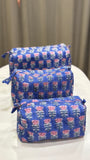 Adaa Cotton Wash Bags (A Set of Three)