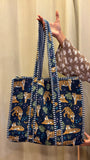 Navy Blue Tote Bag