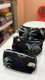Black Cotton Wash Bags (A Set of Three)