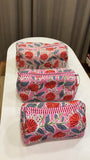 Pink Cotton Wash Bags (A Set of Three)