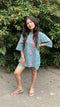 cotton loungewear shorts sets that are perfect for indian climates shafqat shorts set teal with red print