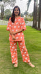 Peach Elephants Pyjama Set